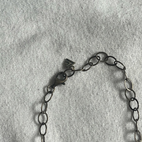 Vintage 925 Sterling Silpada Spiny Oyster Pendant Chain Necklace 16" - Picture 3 of 3